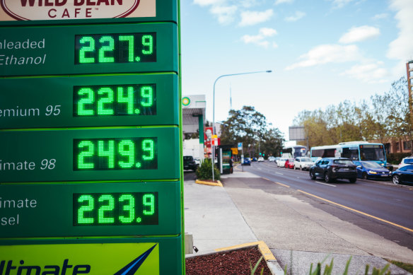 The rise in petrol prices comes from insufficient supply, not Australian demand.