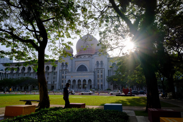 The Palace of Justice building, which houses Malaysia’s Court of Appeal and Federal Court in Putrajaya.