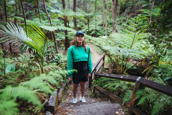 “We want to make sure this is protected for us and future generations”: Bushcare volunteer Nicole McMahon in Parsley Bay Reserve.