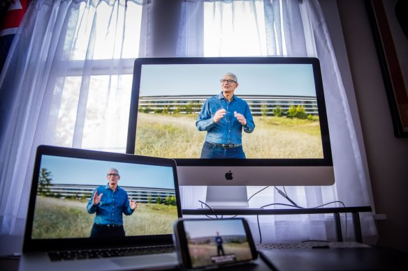 Post-pandemic blues: Apple has seen its Mac sales plunge.