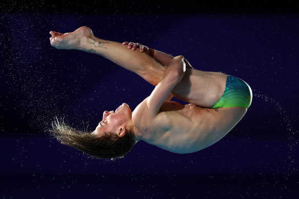Cassiel Emmanuel Rousseau won diving gold.