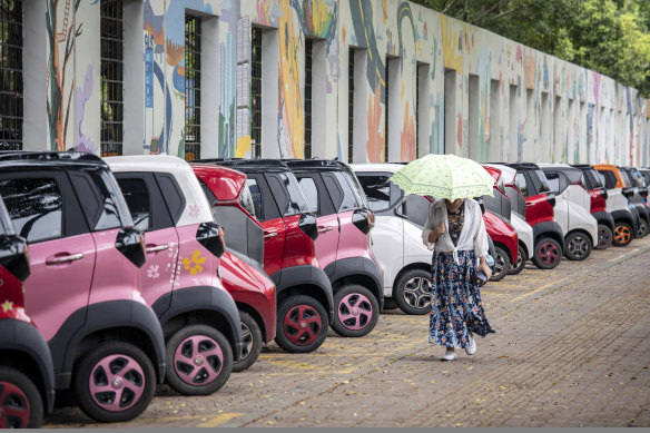 Cities such as Guangzhou are offering incentives to get locked-down residents go back to buying electric cars. 