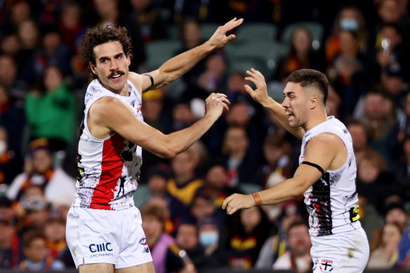 Max King kicked six in the win over the Crows.