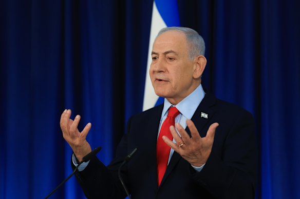 Israeli Prime Minister Benjamin Netanyahu.