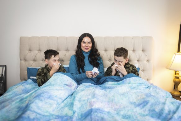 Merrin Schnabel’s sons Luke and Jack have recently recovered from influenza.