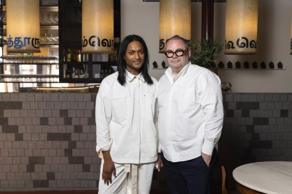 Hopper Joint co-owners Brahman Perera (left) and Jason Jones.