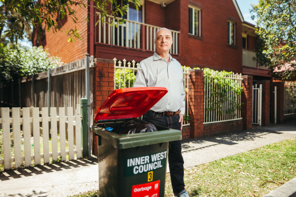 Inner West Council has cut its red-lid bin collection from weekly to fortnightly as part of its expanded food and organic waste collection service.