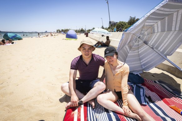 Moshe Chong and girlfriend Shirley Tang made a last-minute decision to spend New Year’s Eve in Melbourne CBD.