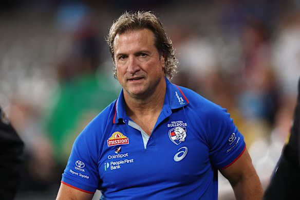 Western Bulldogs coach Luke Beveridge.
