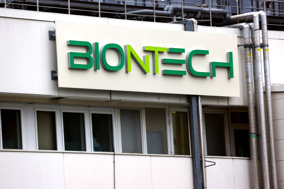 The BioNTech production facility in Marburg, Germany.