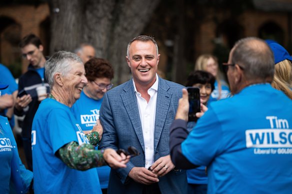 Tim Wilson has claimed victory in Goldstein.