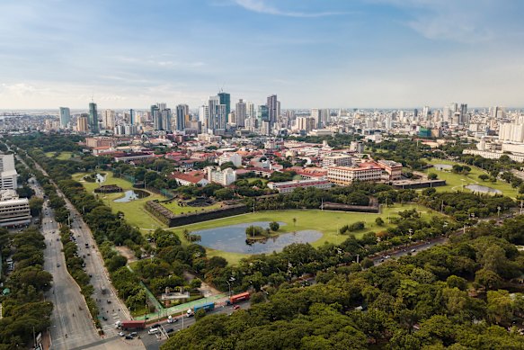Intramuros is Manila’s old town.