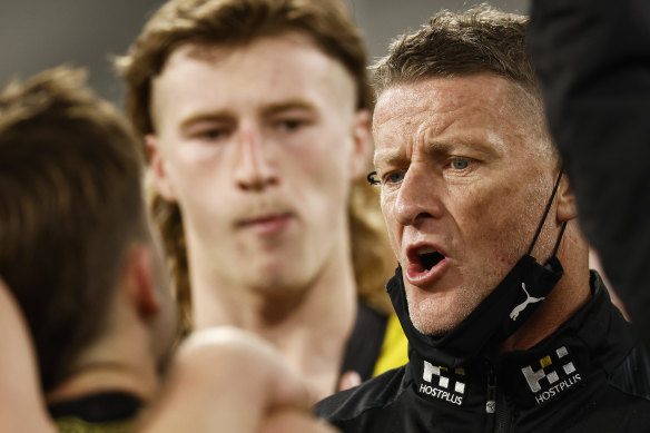 Richmond coach Damien Hardwick.