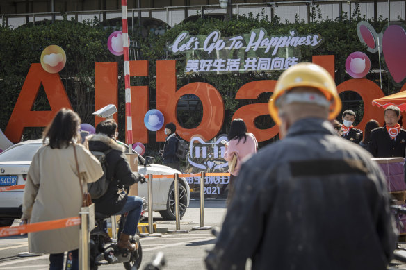 Alibaba elected to not show a live scoreboard of its sales this year.