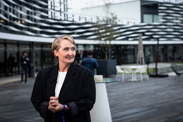 Too early to discuss compensation: Qantas chief executive Vanessa Hudson.