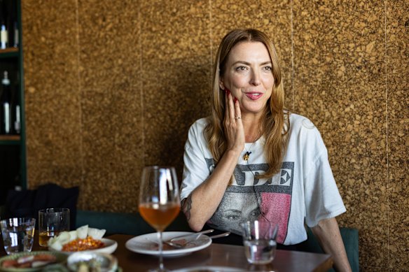 Hannah Fox, the artistic director of the Rising festival, at Manze in North Melbourne.