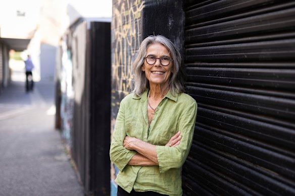 Author and journalist Kate Legge in North Melbourne.