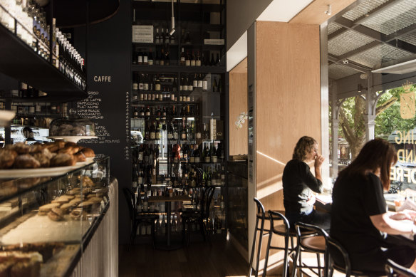 The front bar at King &amp; Godfree after its most recent renovation.