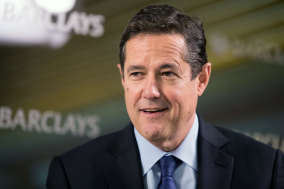 Financial regulators are probing links between Barclays chief Jes Staley, pictured, and Jeffrey Epstein.