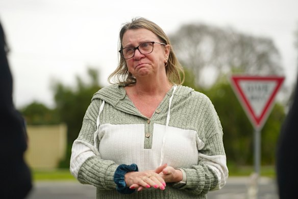 Jean visited the crash site on Friday, 24 hours after caring for the two-year-old boy.