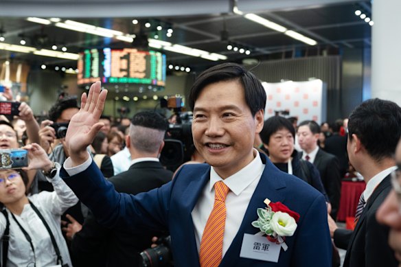 Lei Jun received a $US1.5 billion when floated.