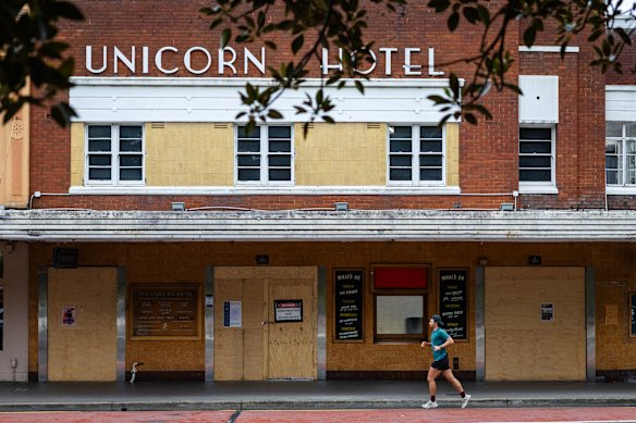 The Unicorn Hotel is much loved by Sydneysiders, with roots dating back to the 19th century.