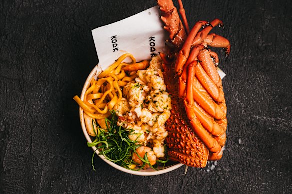 Macarrão Ramen de Lagosta Koda.