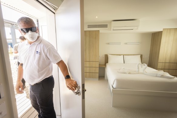 Staff at the Mickleham guest hub.