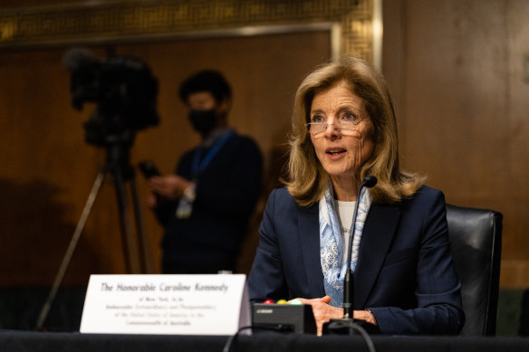 Caroline Kennedy has been confirmed as the US ambassador to Australia.