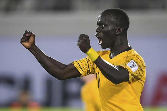 Awer Mabil is the only Socceroo in this year's UEFA Champions League.