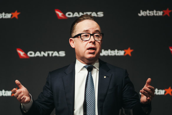Qantas has withheld up to $14.4 million in short-term bonuses for former boss Alan Joyce.