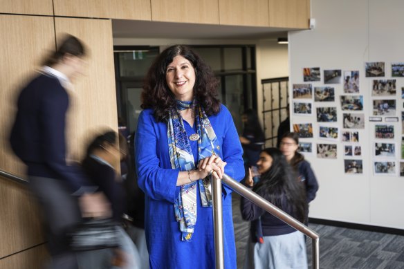 Students at Edgars Creek Secondary College are comfortable in flexible learning spaces, principal Joanne Camozzato says.