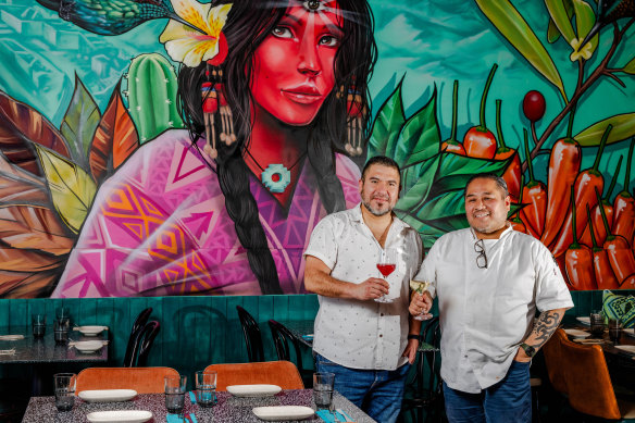 Lima Cantina owner Miguel Bellido and chef Dan Salcedo. 