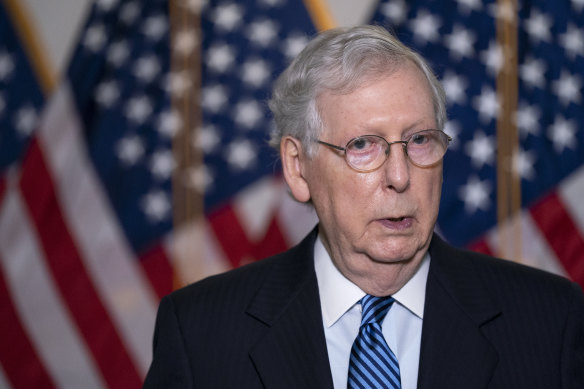 Senate majority leader Mitch McConnell, a Republican from Kentucky.