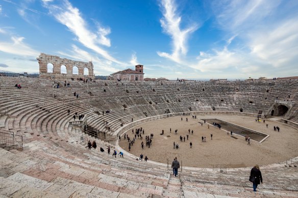 Verona’s arena during the day.