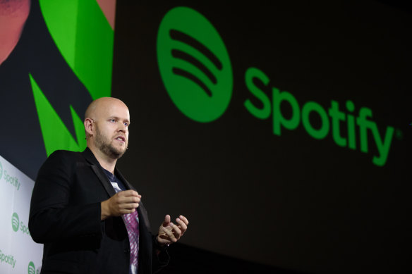 Spotify boss Daniel Ek.