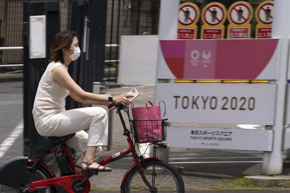 The Tokyo Games are scheduled to begin in less than two months.