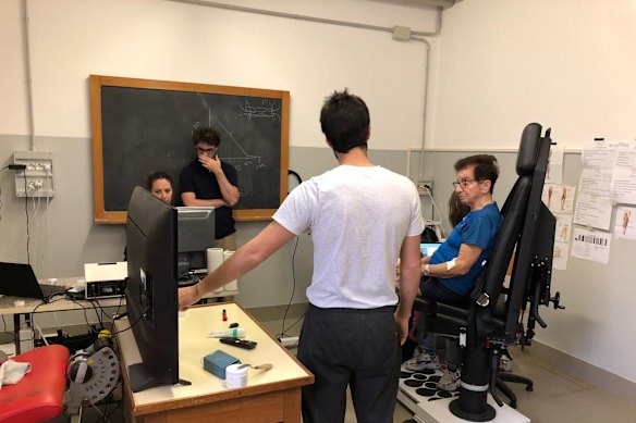 Emma Mazzenga visited the University of Pavia in Italy for a day of testing last year.