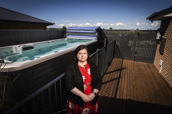 Amy Horan at her home in Koo Wee Rup.