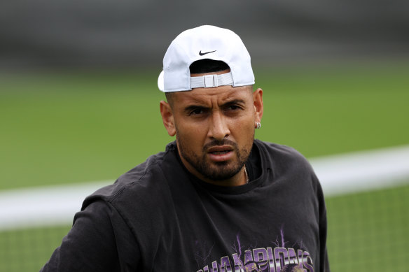 NIck Kyrgios is frequently outspoken off the tennis court and often outlandish on it.