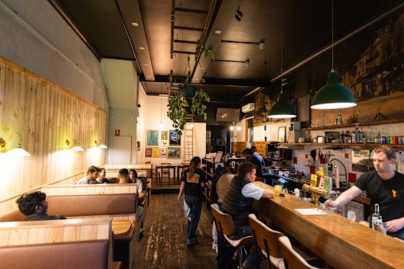 The intensity of ChickyBoi’s open kitchen evokes scenes from the war movie, Das Boot.