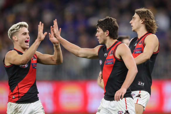 Archie Perkins is an emerging star at the Bombers