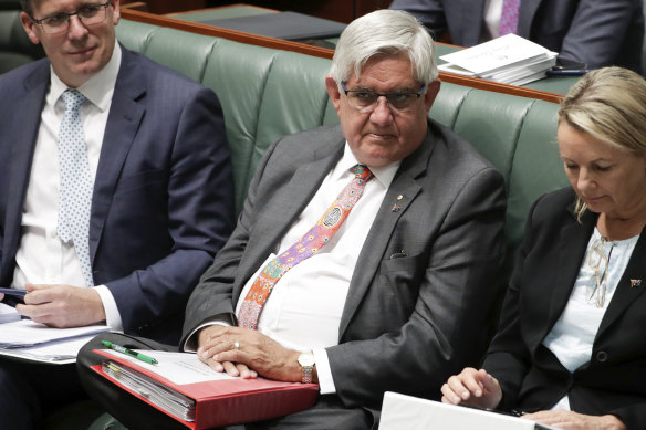 Under pressure: Minister for Indigenous Australians Ken Wyatt on Monday. 