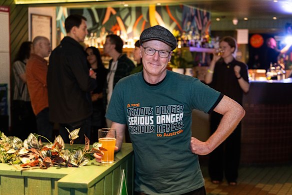 Greens education spokesman Tim Read at the Greens’ election night party earlier this month.