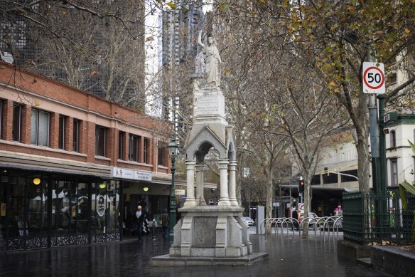 The Women’s Christian Temperance Union Drinking Fountain at Queen Victoria Market.