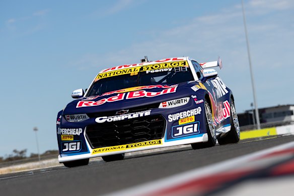 Broc Feeney during a practice session at Bathurst.