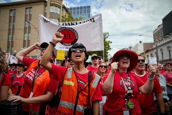 Teachers took strike action earlier in the year but half-day strikes were called off in May and June.