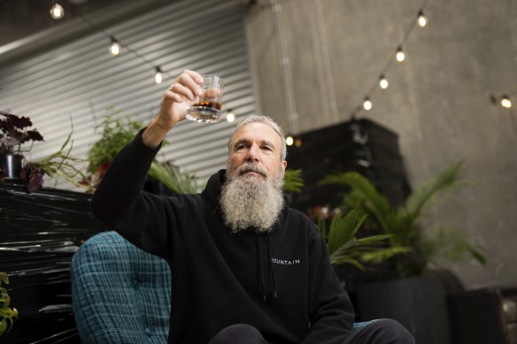 George Cremasco, co-founder of Mountain Distilling, can mature a single malt in 14 days. 