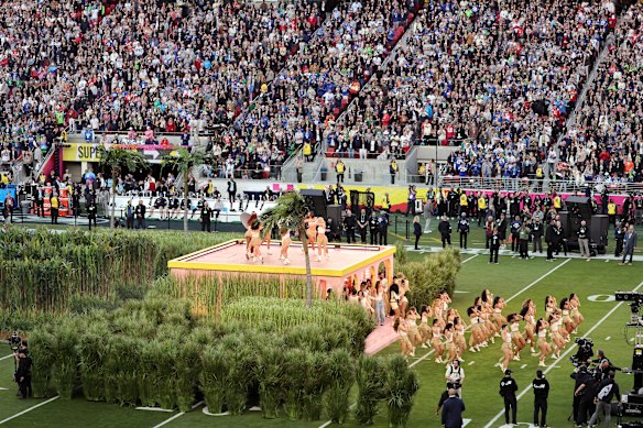 Bad Bunny’s performance was an homage to Puerto Rico.