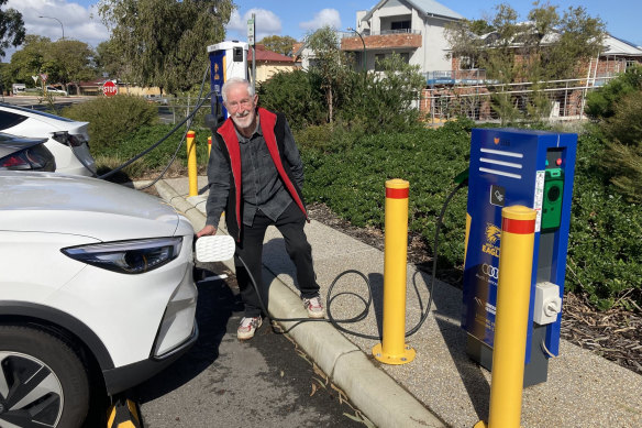 Australia’s oldest electric vehicle owner says drivers shouldn’t be scared of the technology.